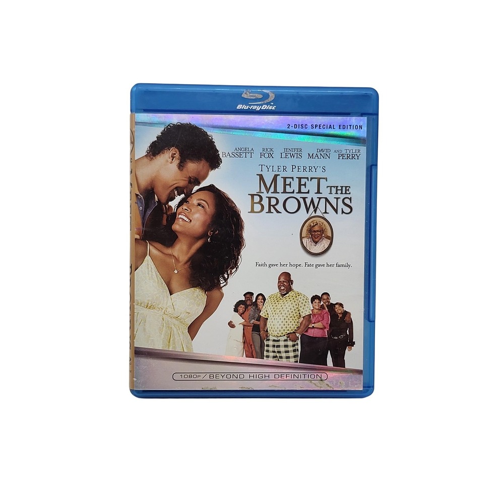 Meet The Browns Blu-ray 2-Disc Special Edition Tyler Perry Angela Bassett Comedy